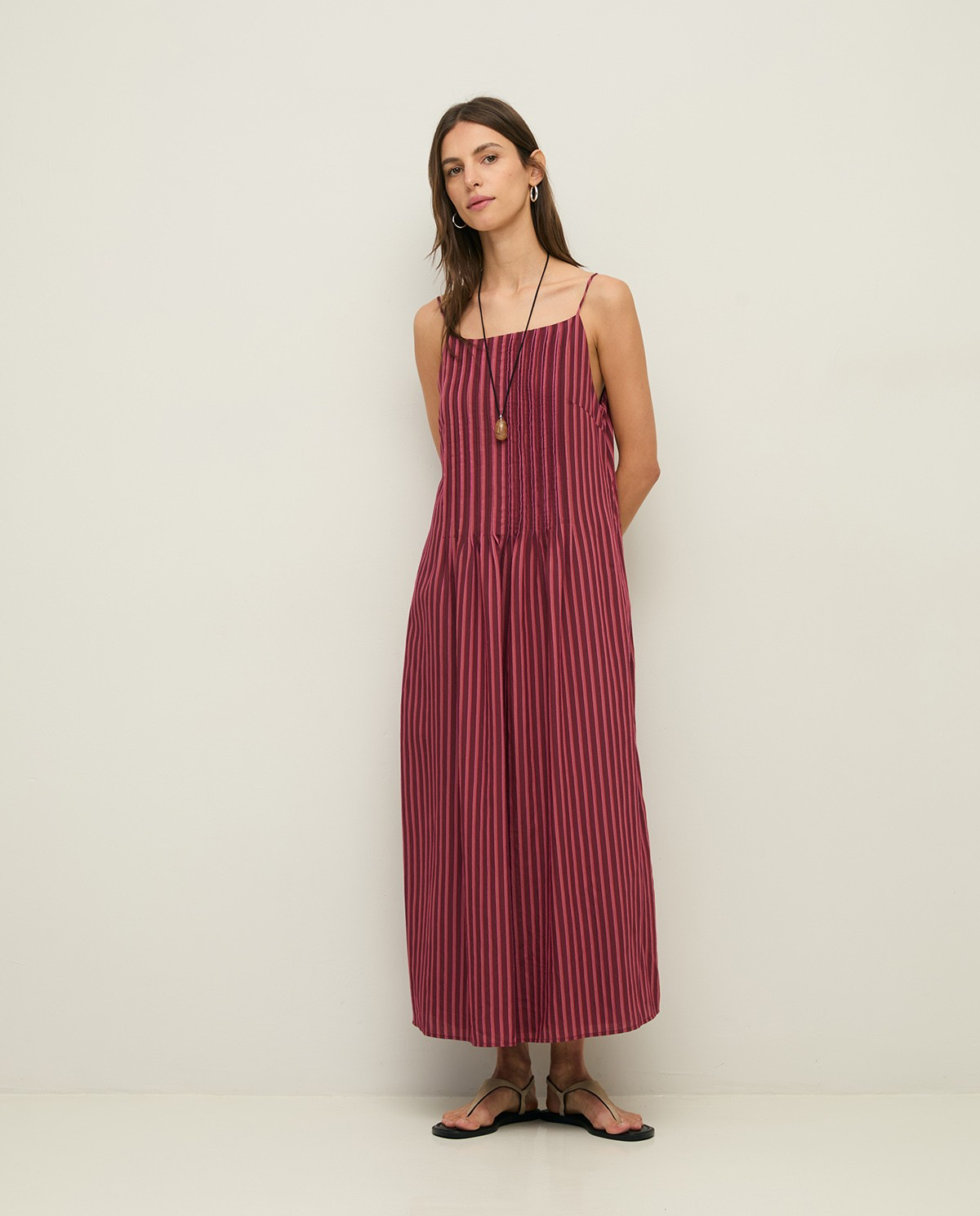 Striped Midi Dress