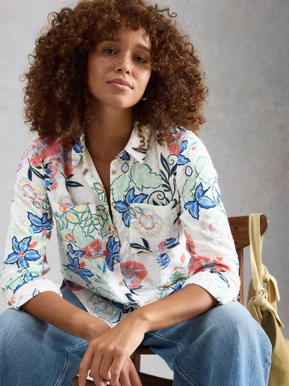 Sophie Organic Cotton Printed Shirt