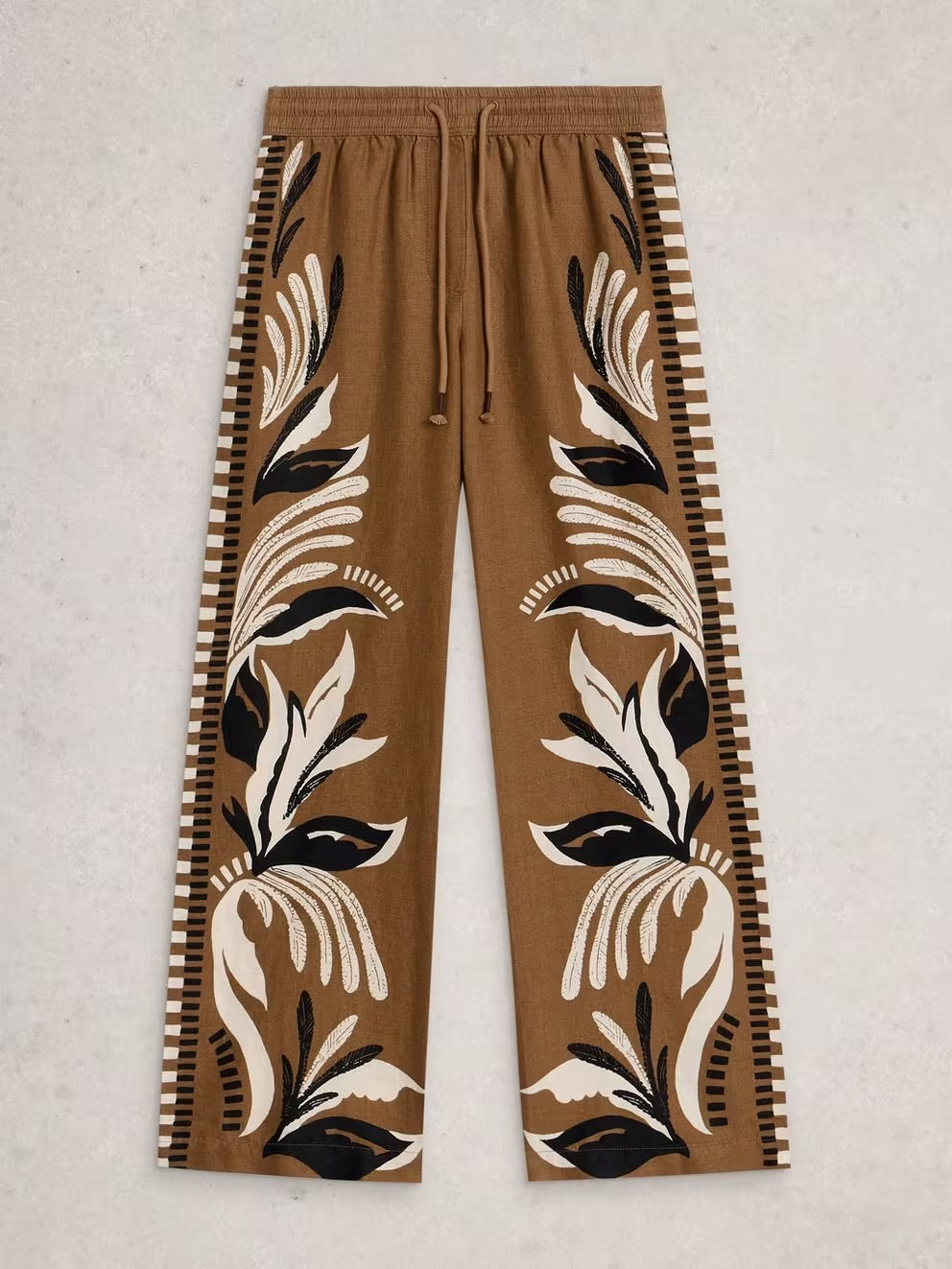 Ally Linen Wide Leg Trousers