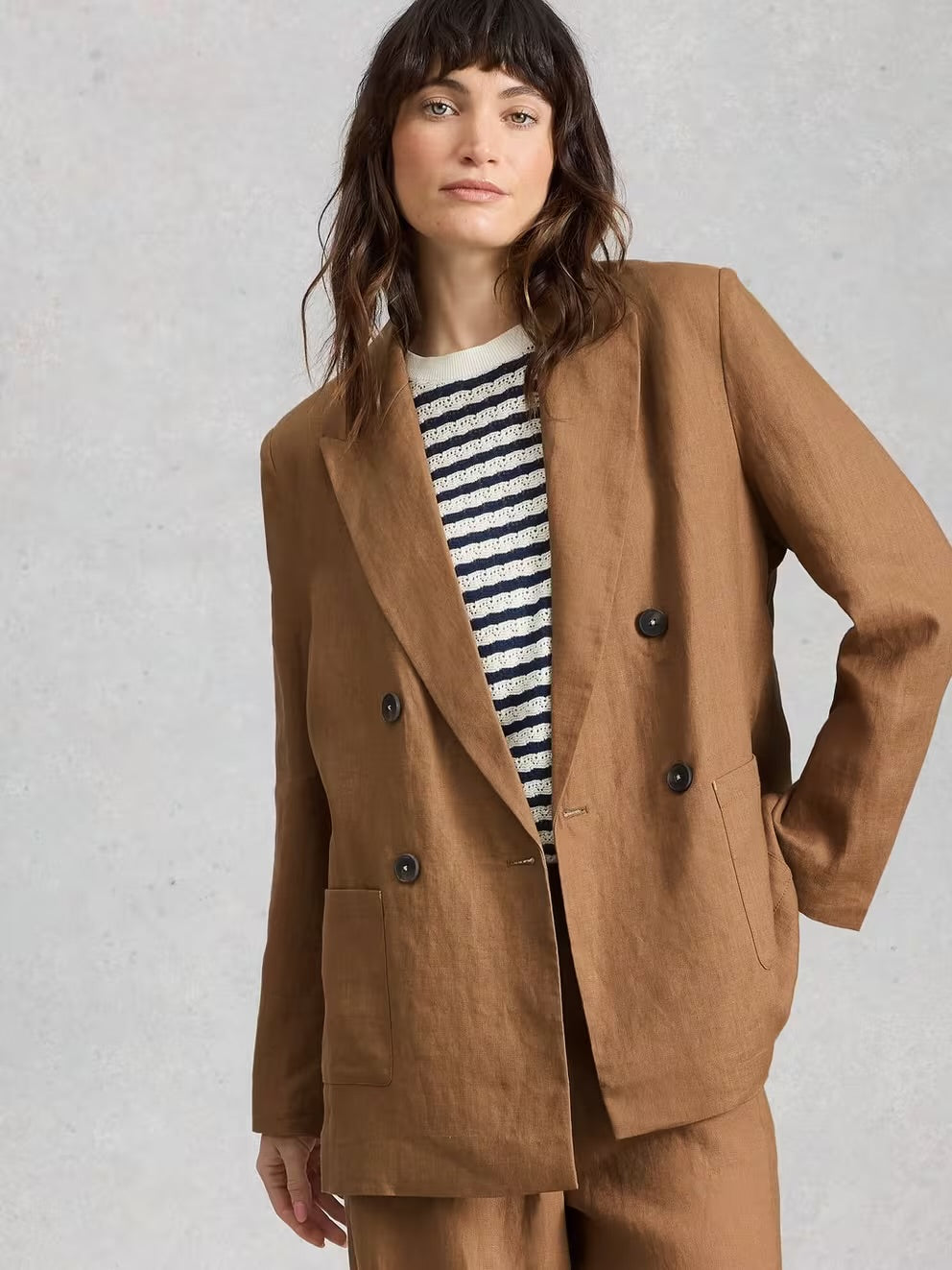 Sasha Linen Blazer