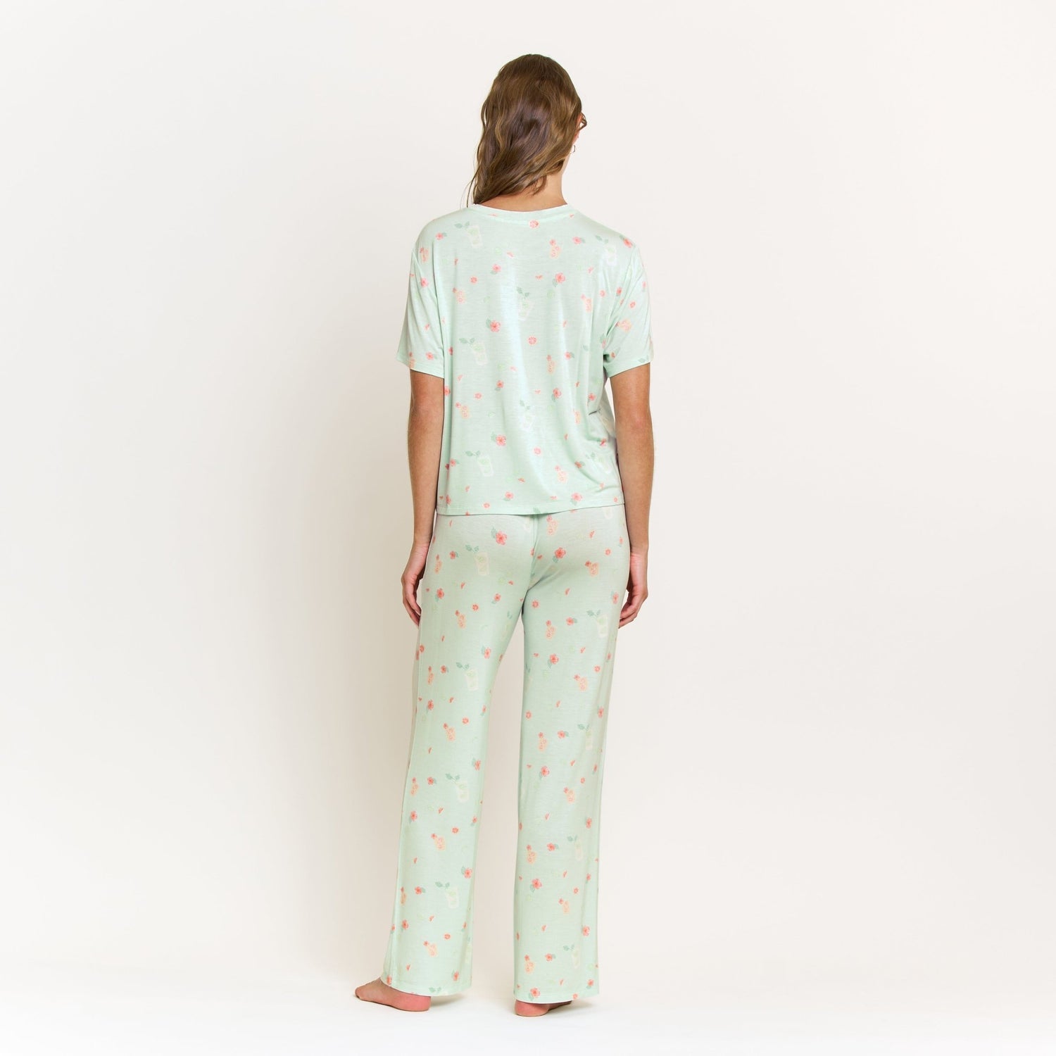 All American Tee Pant Set - Mint Mojito