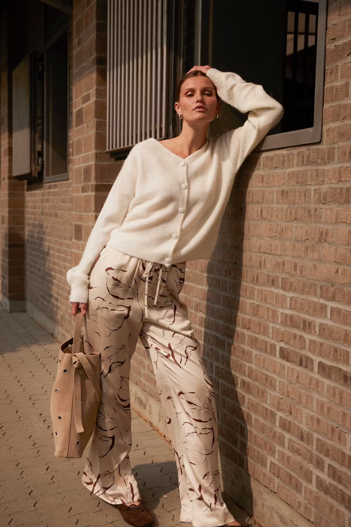 Clero Flared Printed Pants