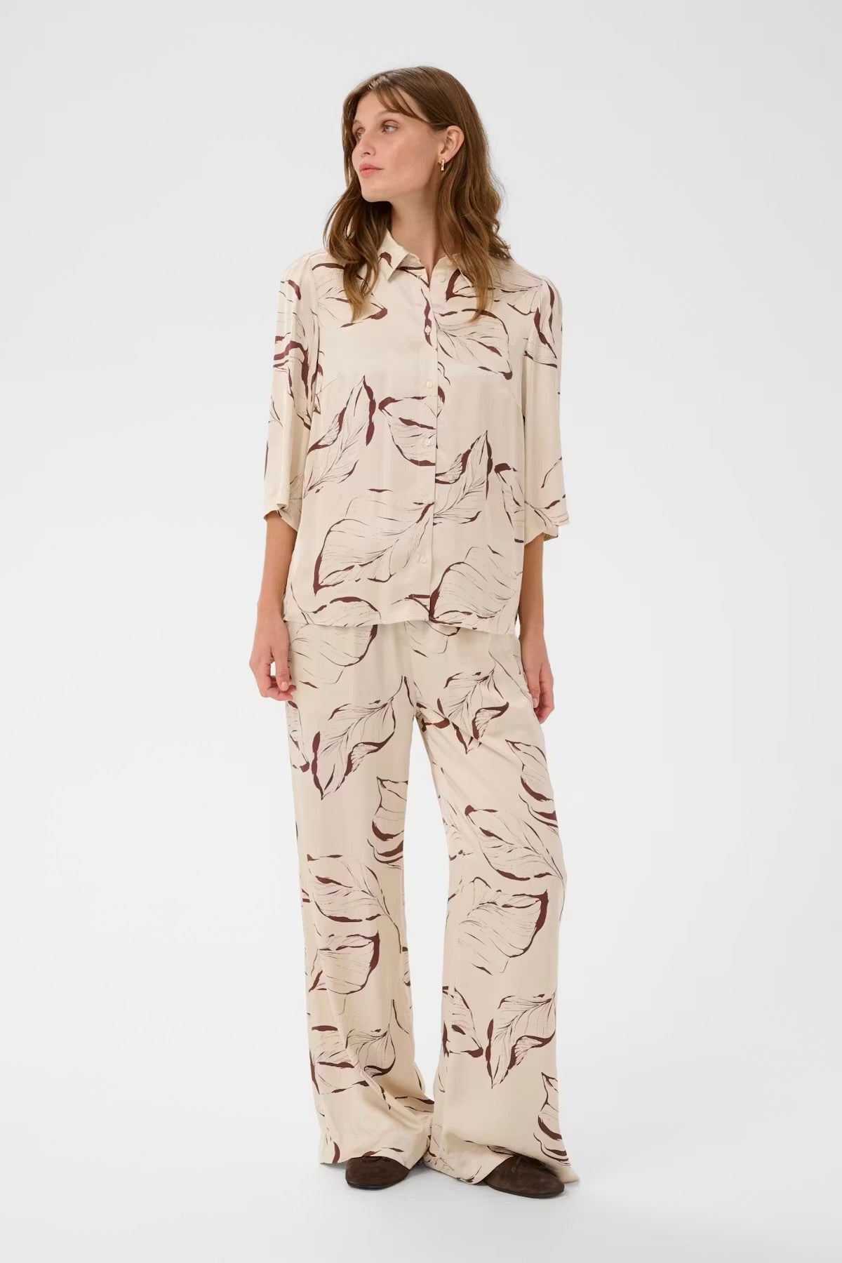 Clero Flared Printed Pants