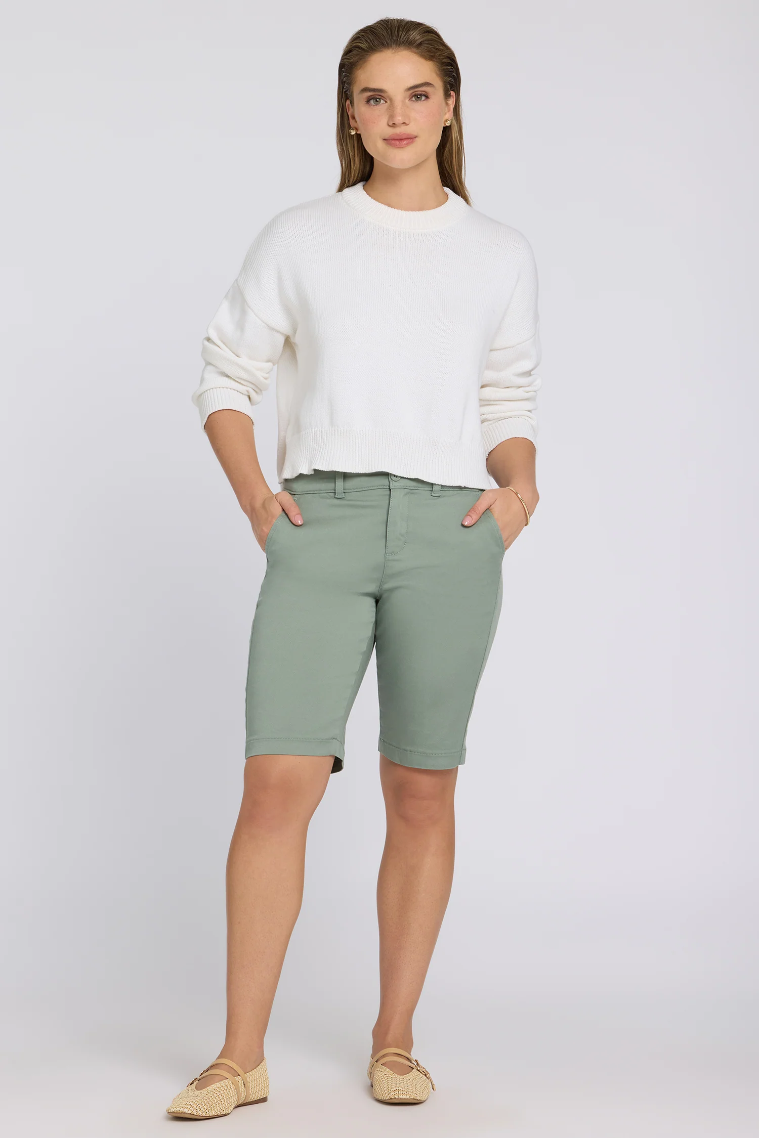 Stretch Twill Bermuda Short
