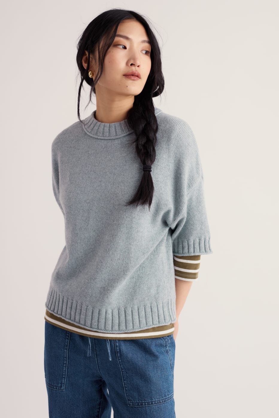Fistral Knitted Crewneck Jumper
