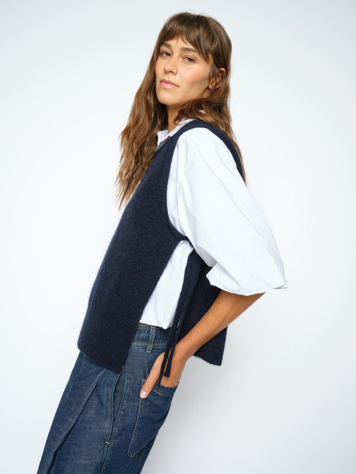 Thora Tie Knit Vest