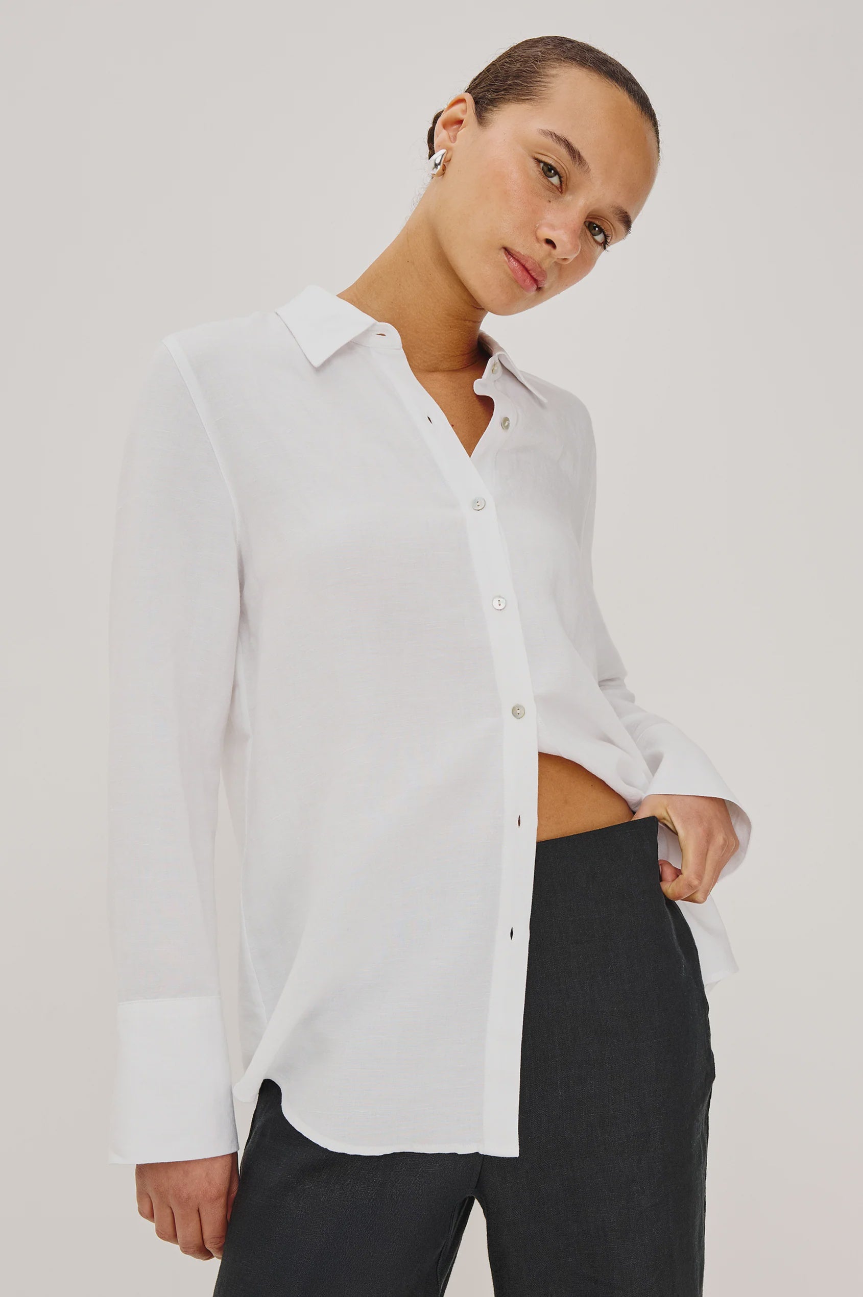 Knox Linen Button Down
