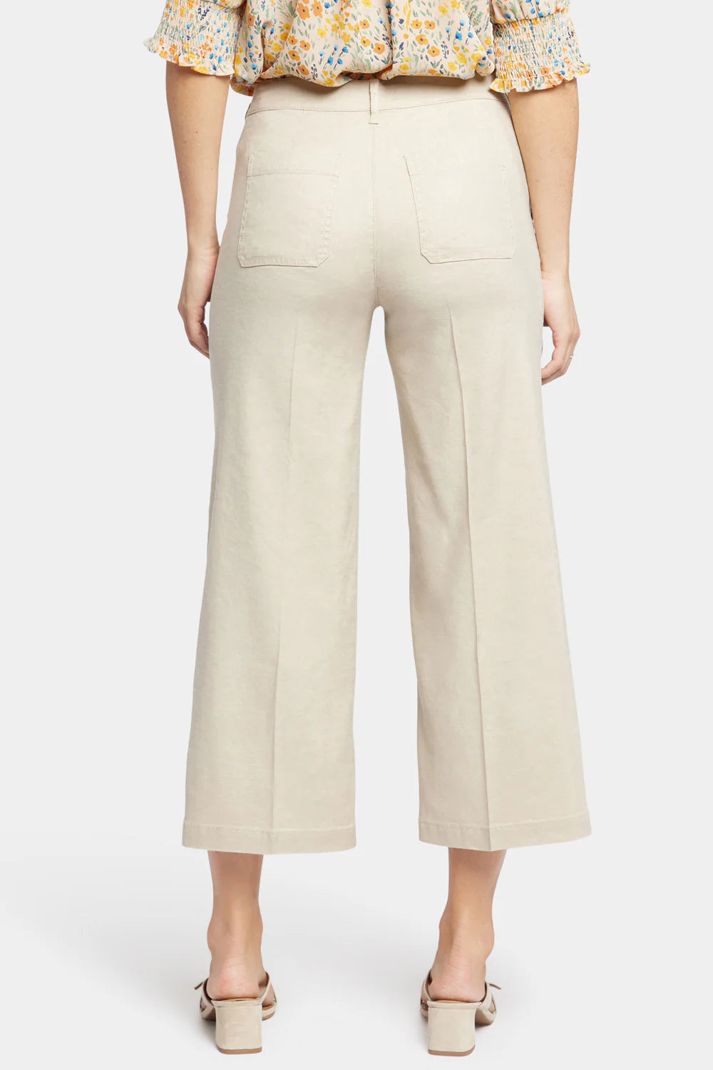 Wide Leg Cargo Cropped Pant