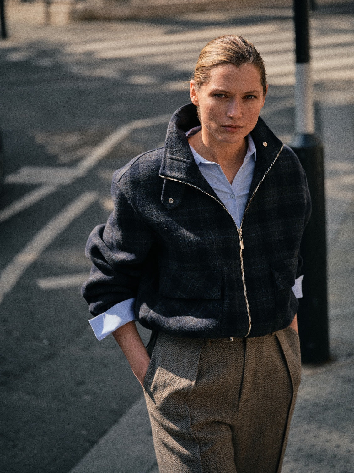 Camille Check Jacket