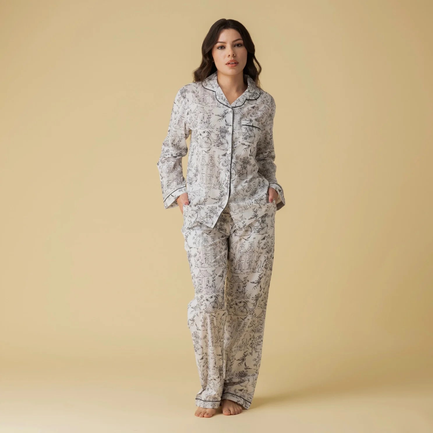 Toile Cotton PJ Set