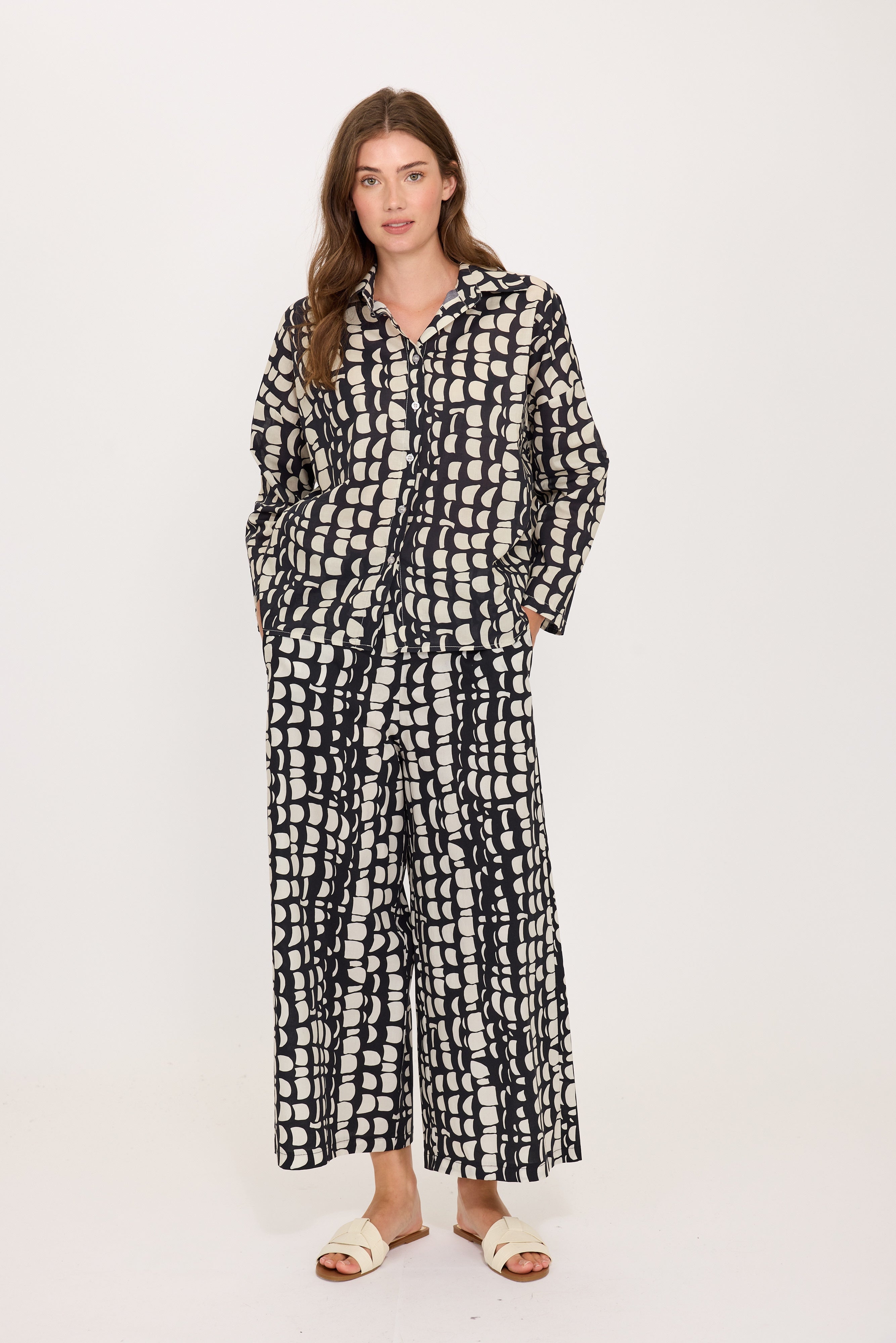 Muslin Cotton Digital Print Blouse