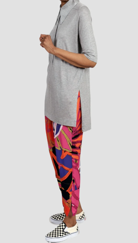 Leland Jaunt Polo - Grey Marl