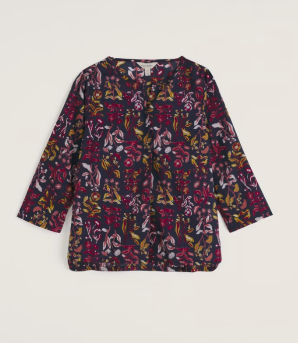 Watercolour Sketch 3/4 Sleeve Top