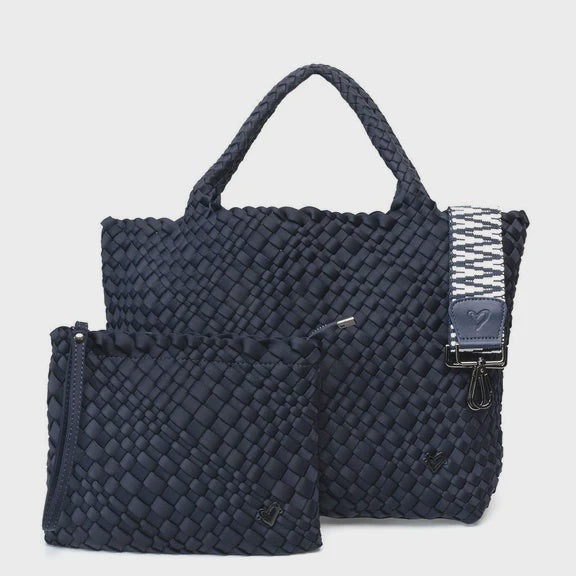 London Large Woven - Navy