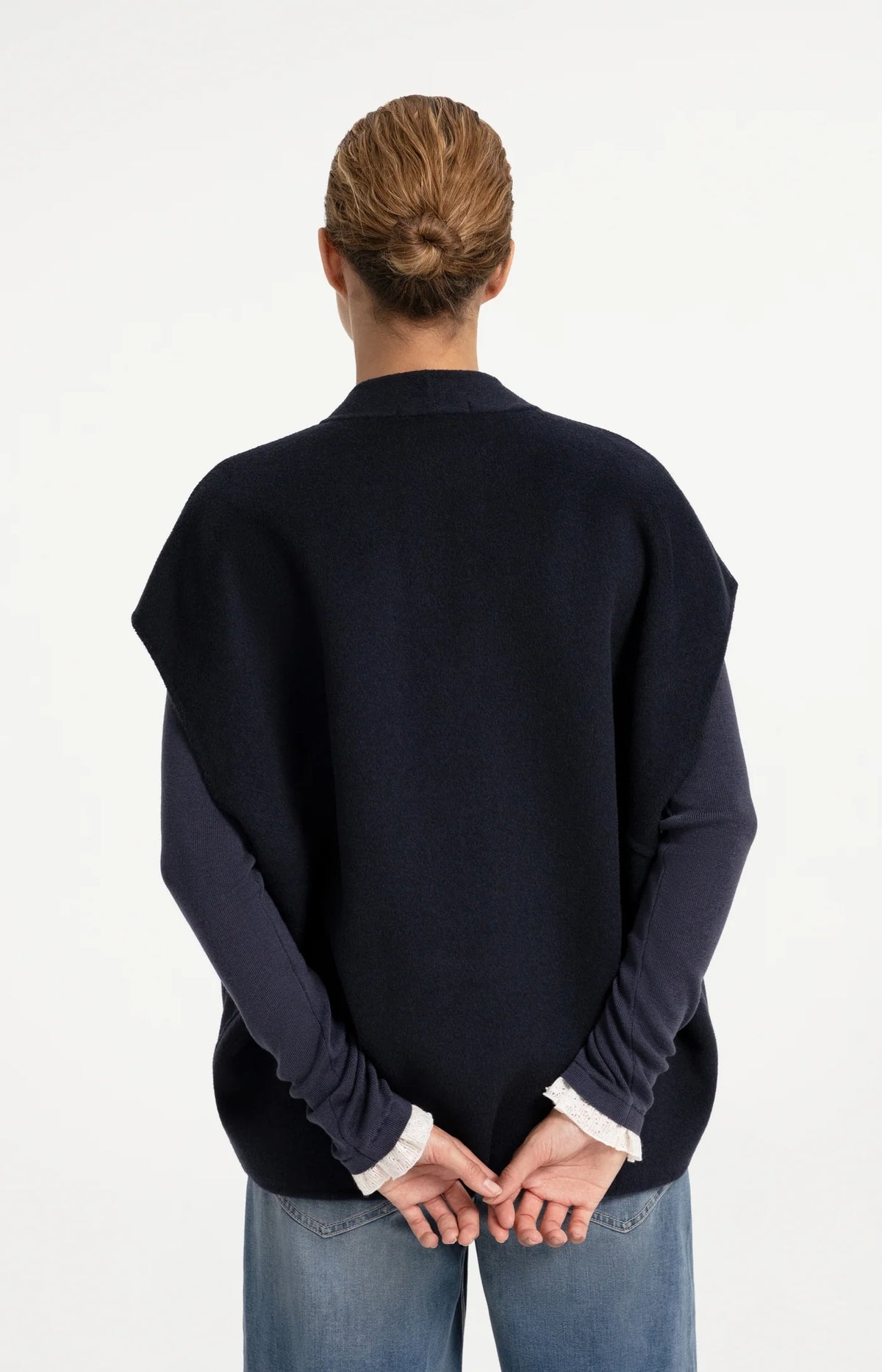 Oversized Wool-Mix Body Warmer