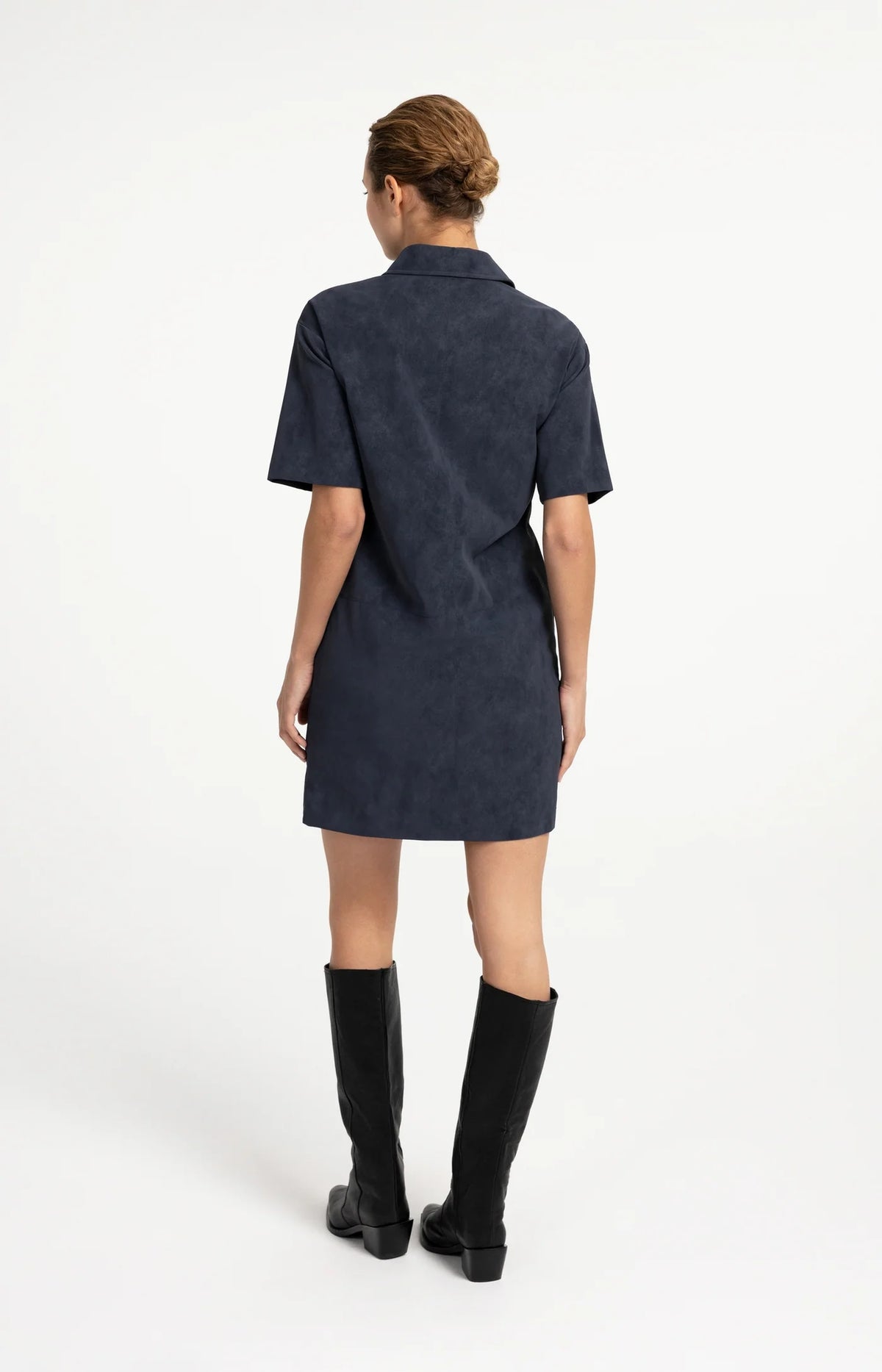 Suedine Dress