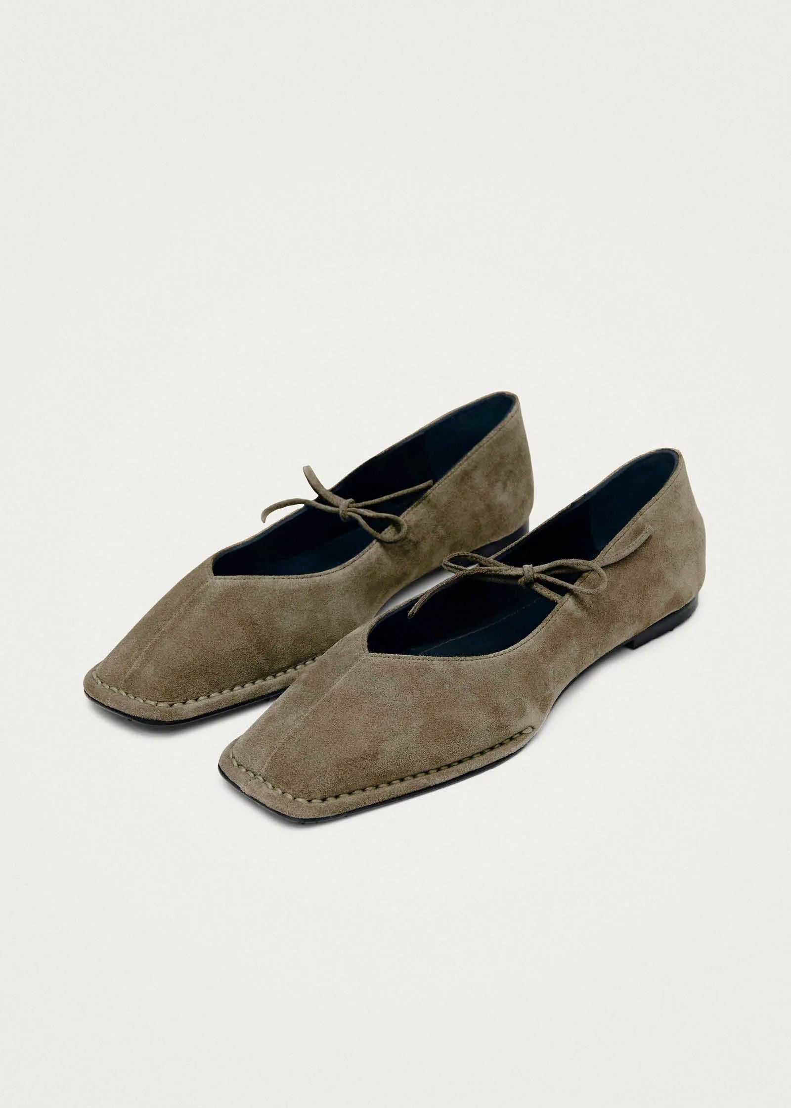 Sway Suede Leather Flat