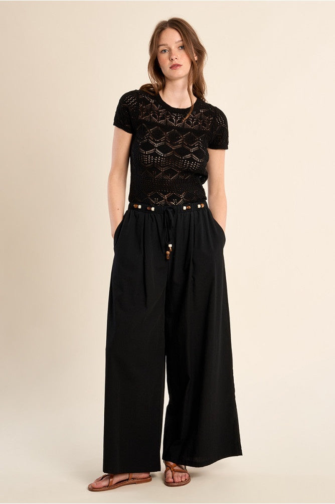 Beaded Drawstring Pants