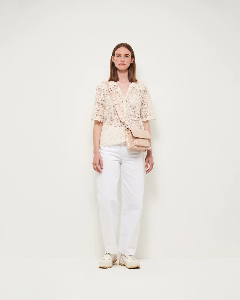 Cayman Pocket Crossbody - Sand Beige