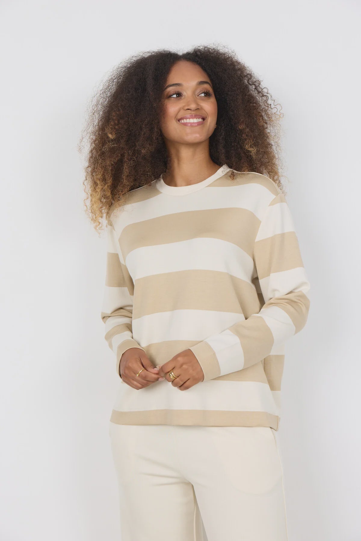 Barni Striped Crewneck