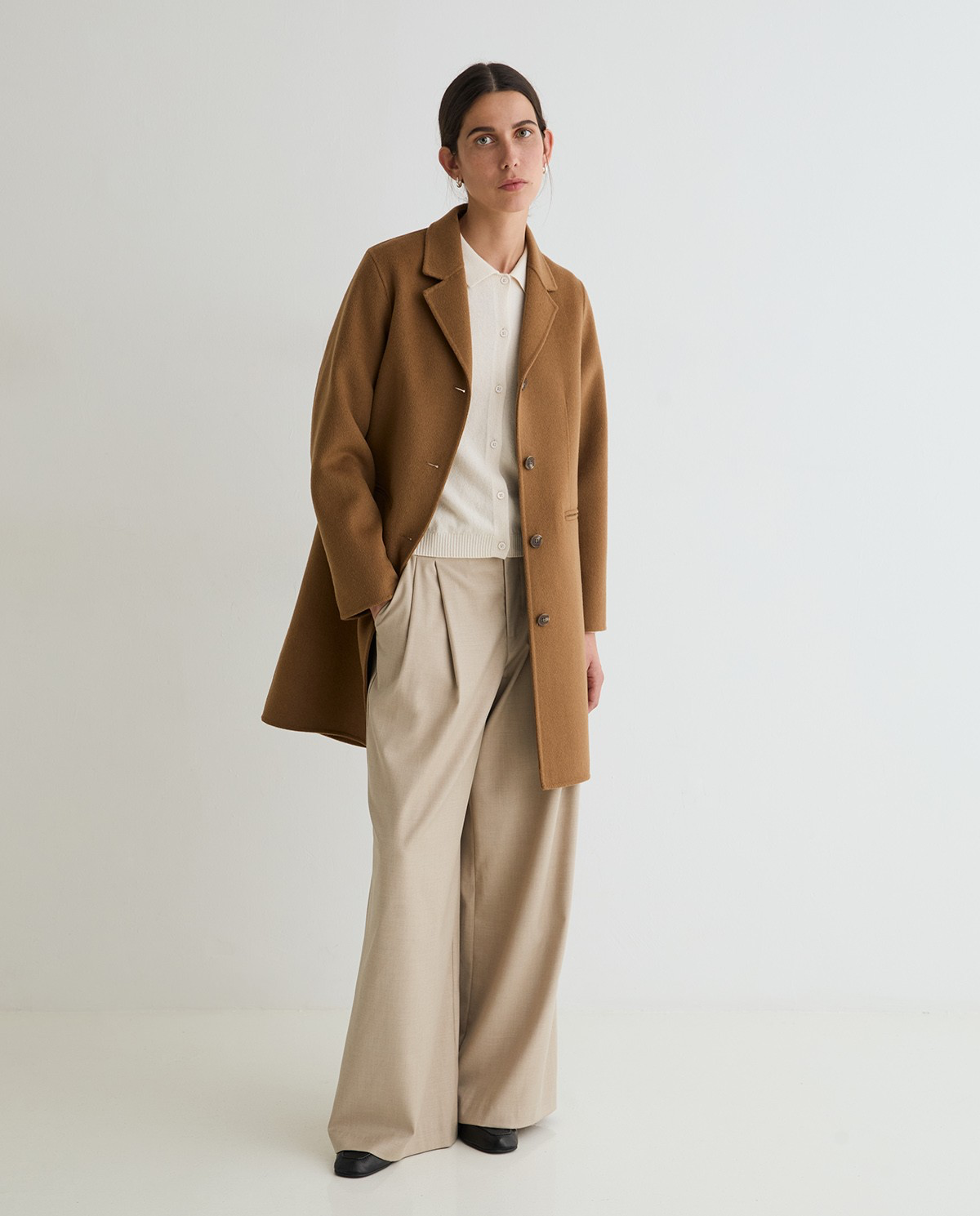 Polo-Neck Cardigan