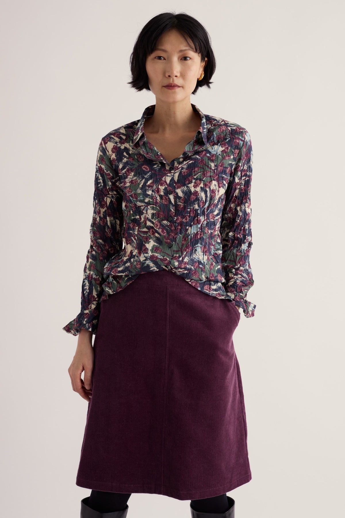 Larissa Cotton Crinkle Shirt
