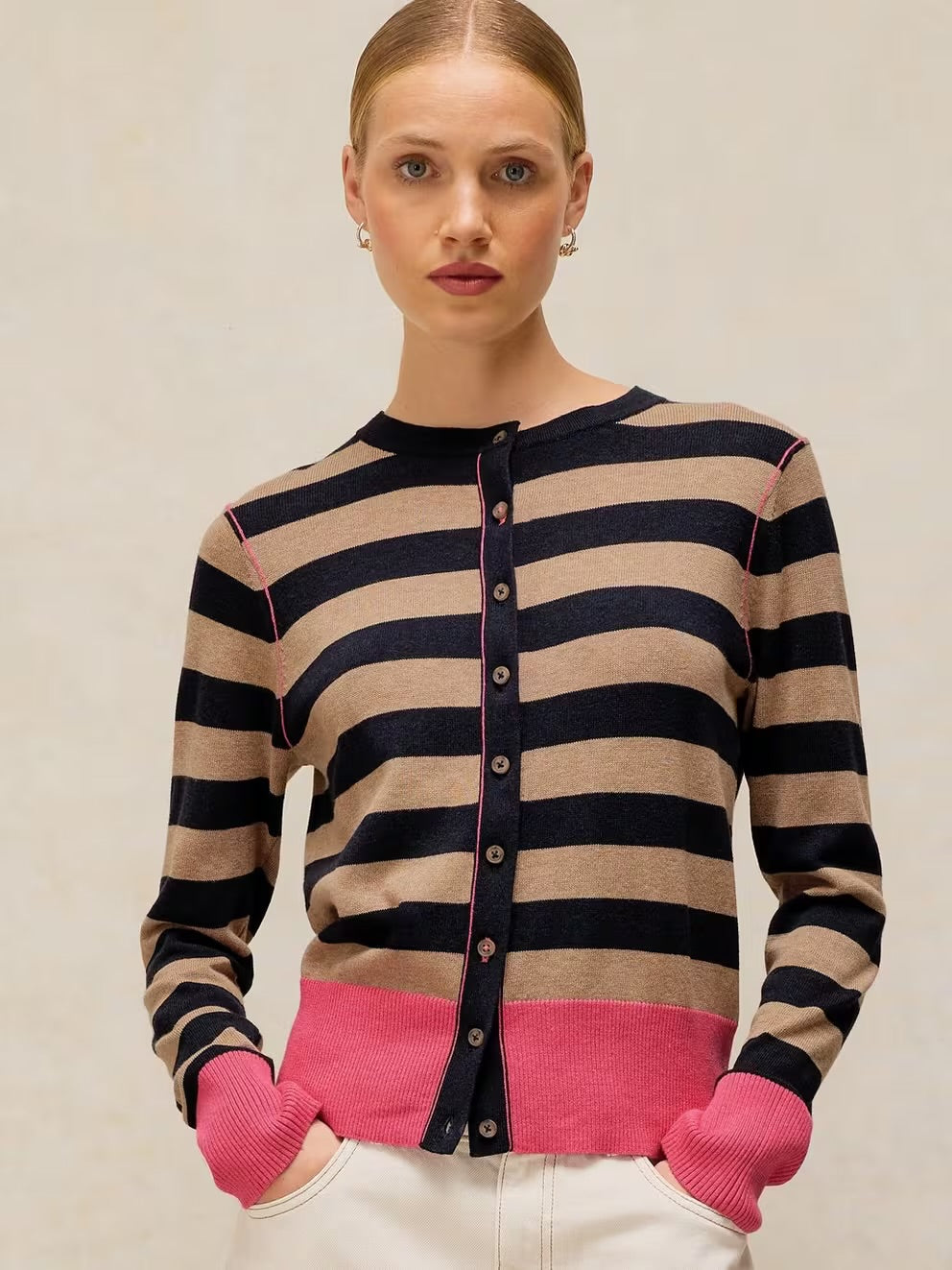 Lois Stripe Cardigan
