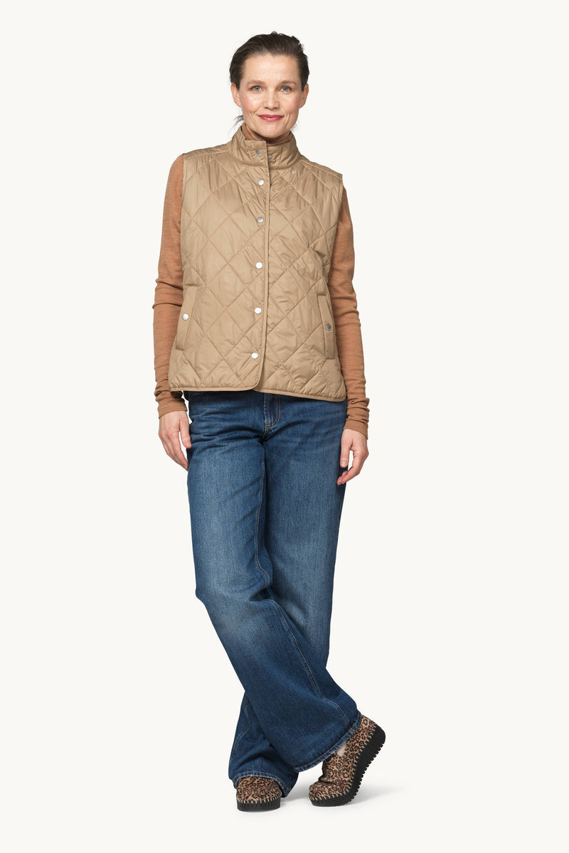 Beat 01 Short Quilted Vest