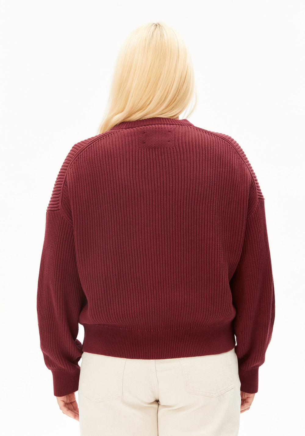 Vanisé Rib Knit Organic Cotton Sweater