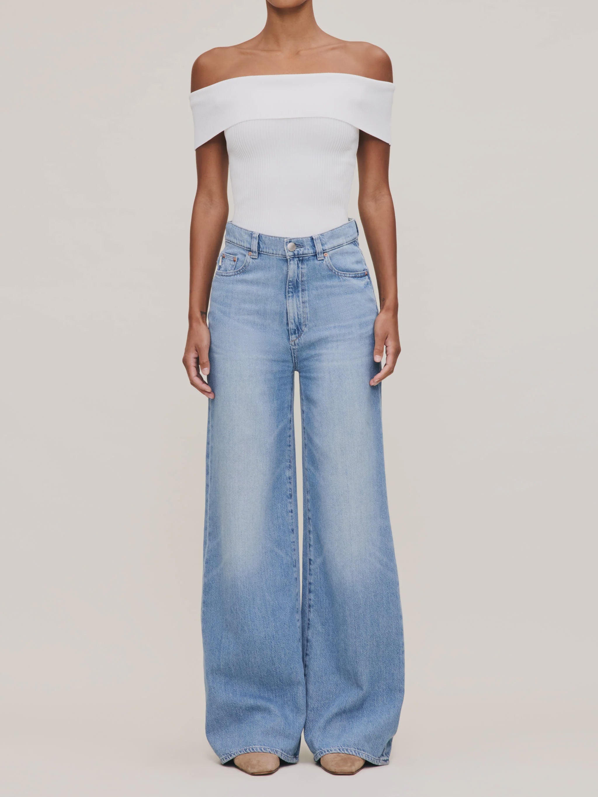 Hepburn Wide Leg - Riverbank