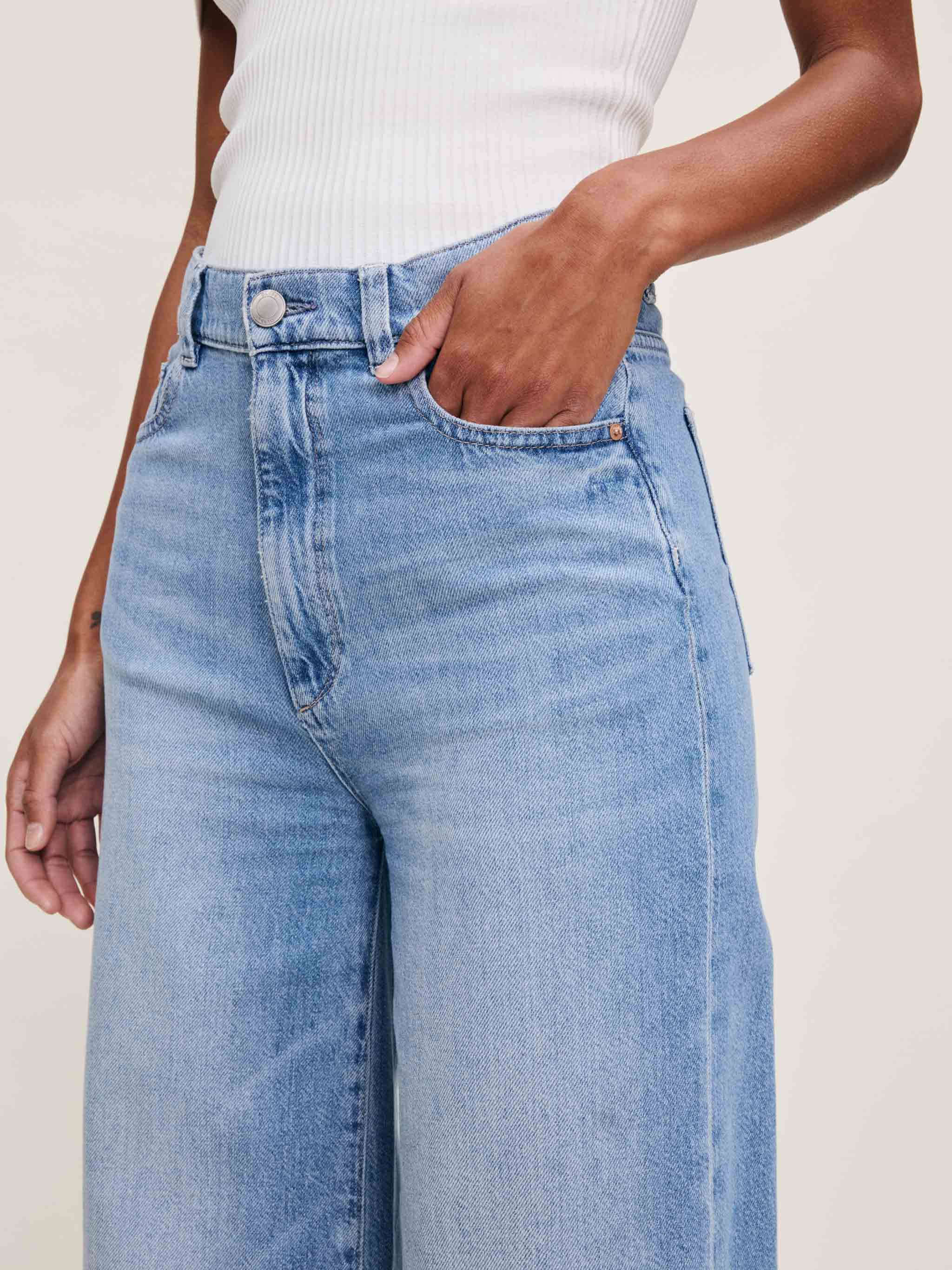 Hepburn Wide Leg - Riverbank