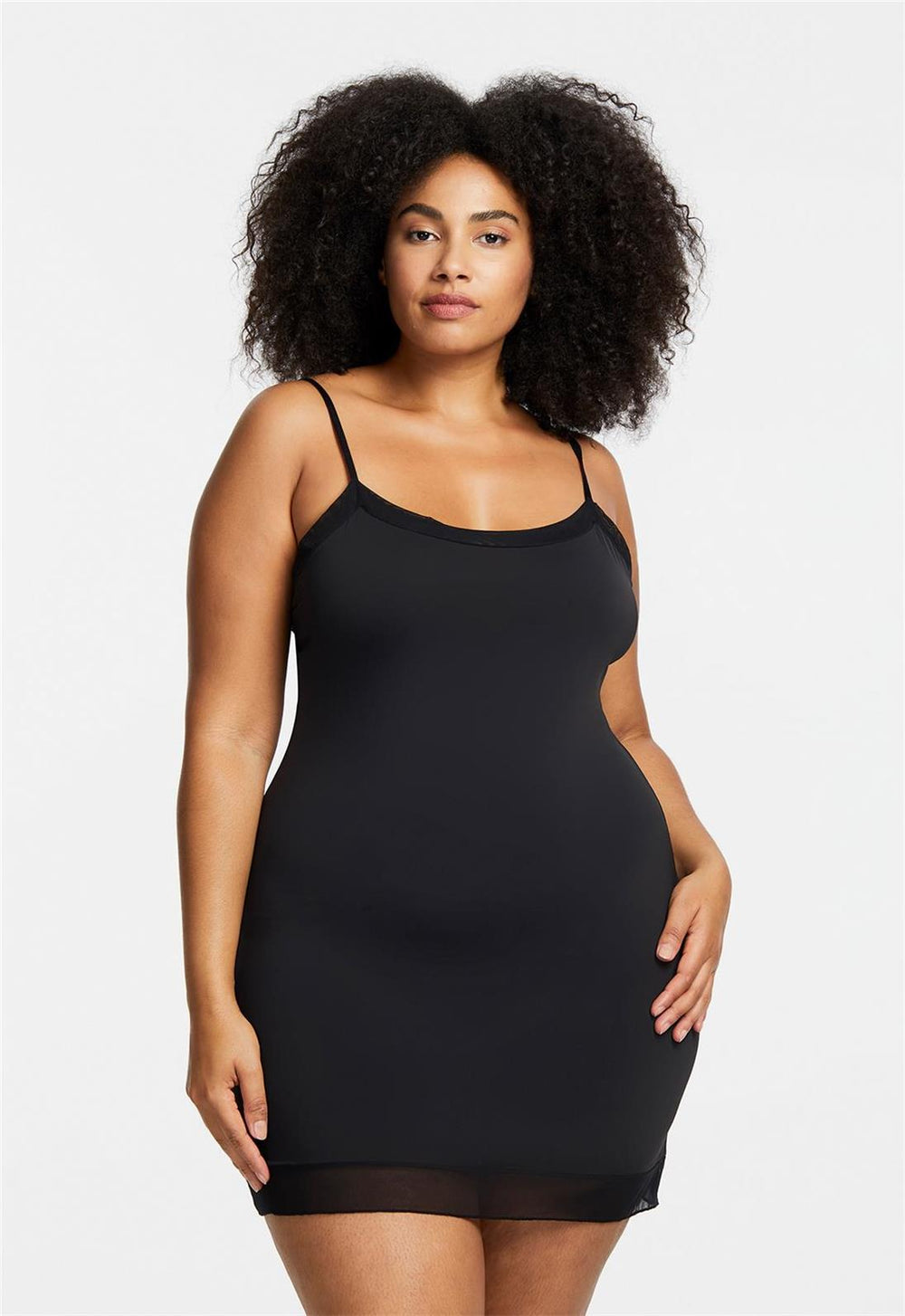 Round Neck Mid-Thigh Sip