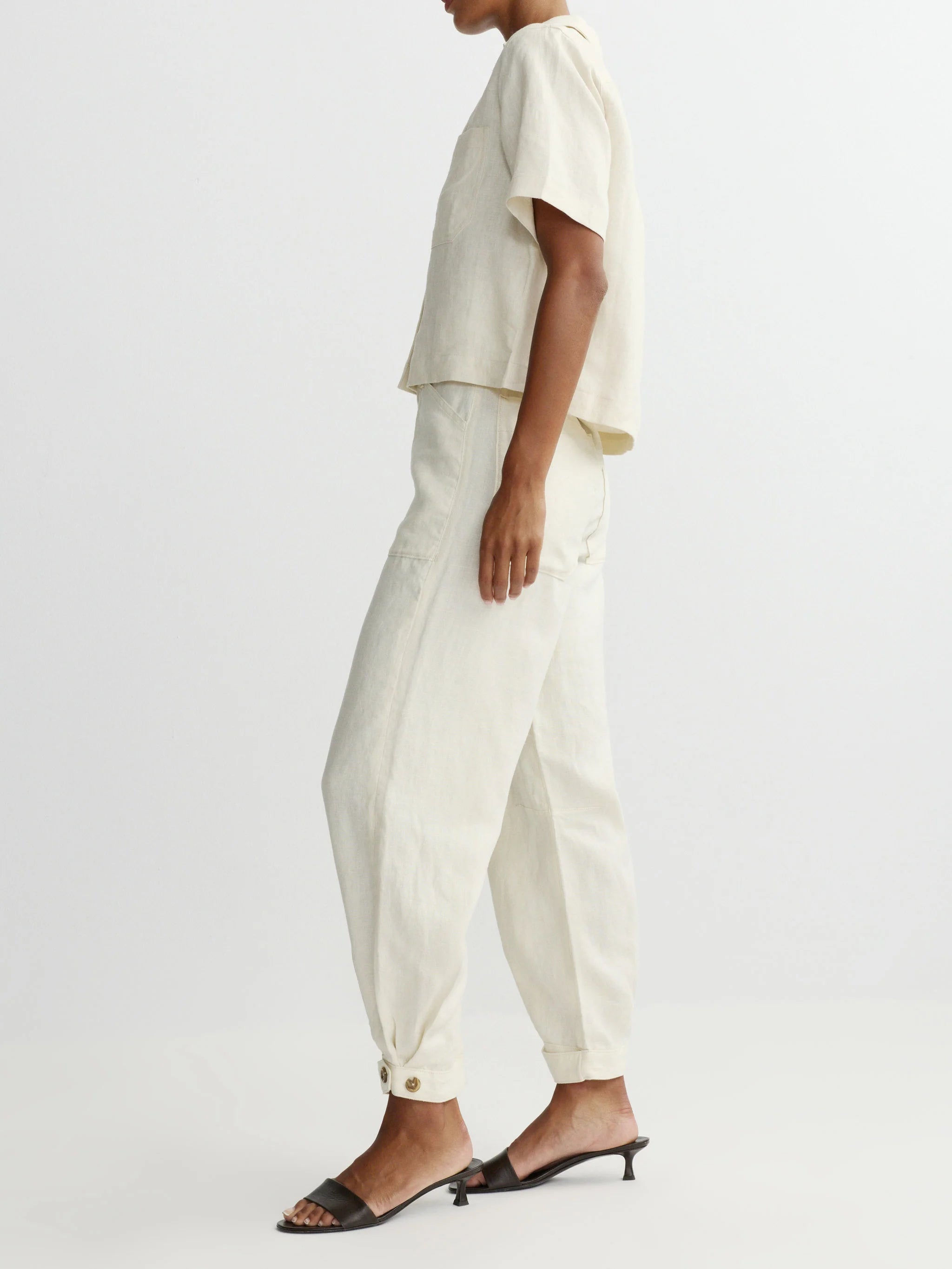 Hampton Shirt - Flax Linen