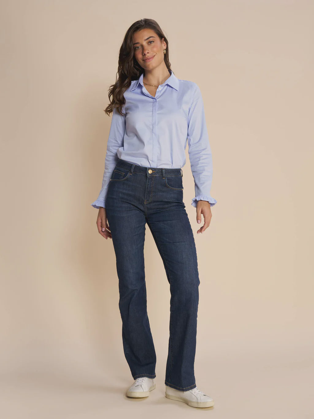 Cecilia Cover Jeans - Blue Denim