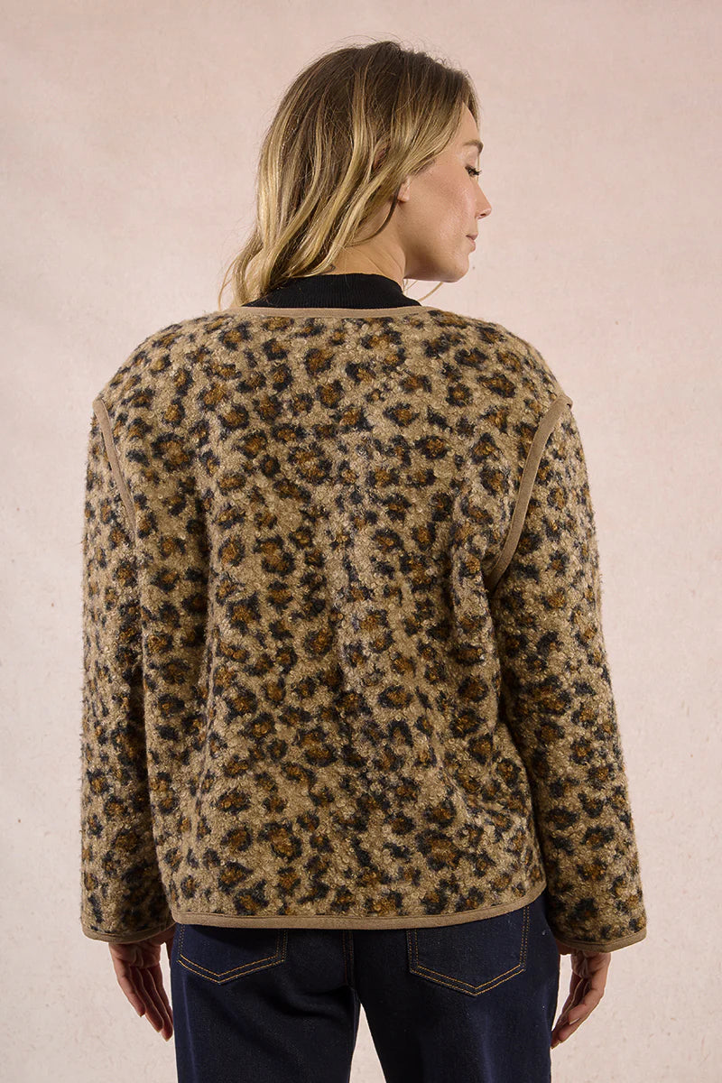 Leopard Boucle Jacket