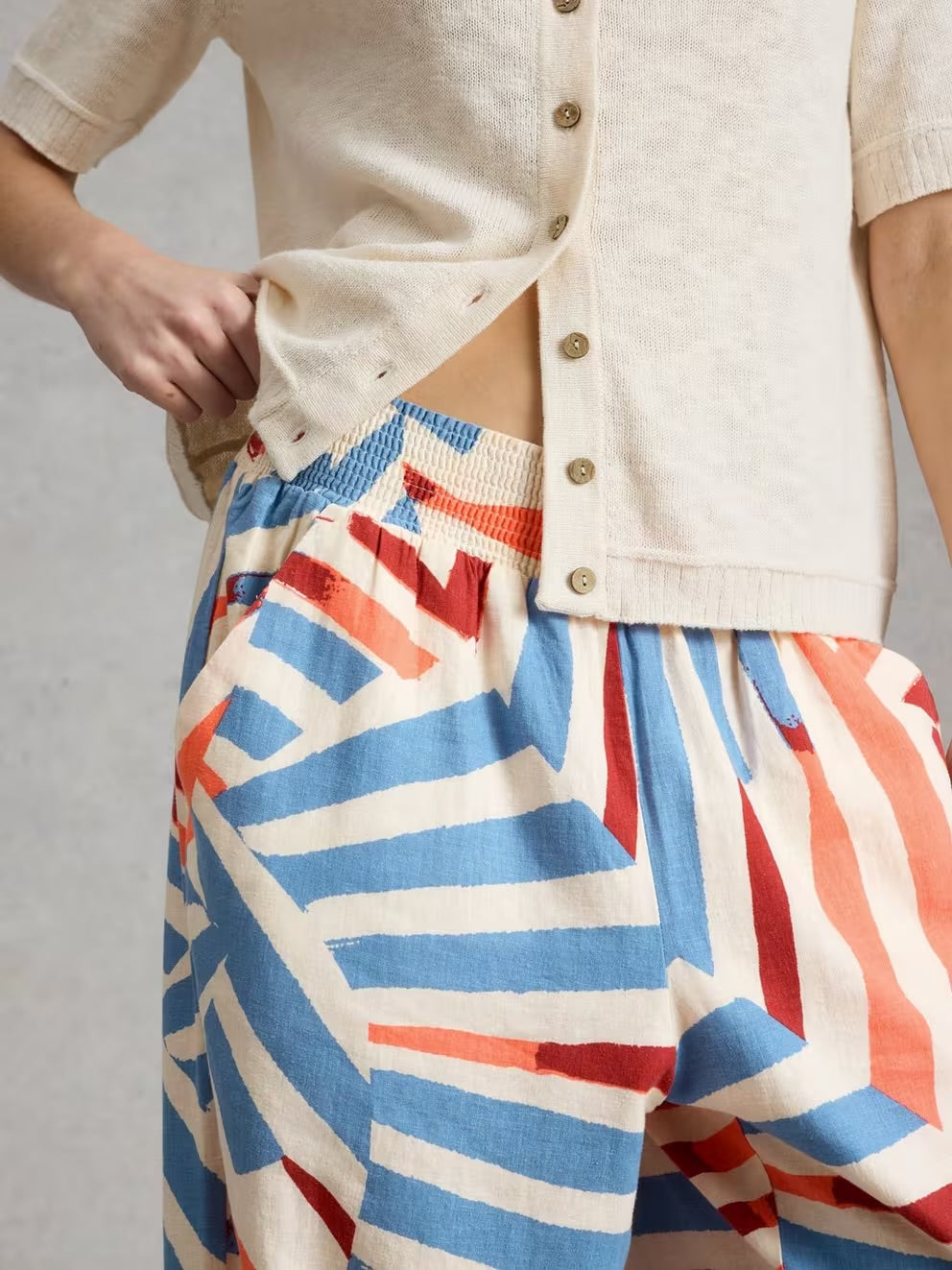 Shelly Linen Blend Culotte
