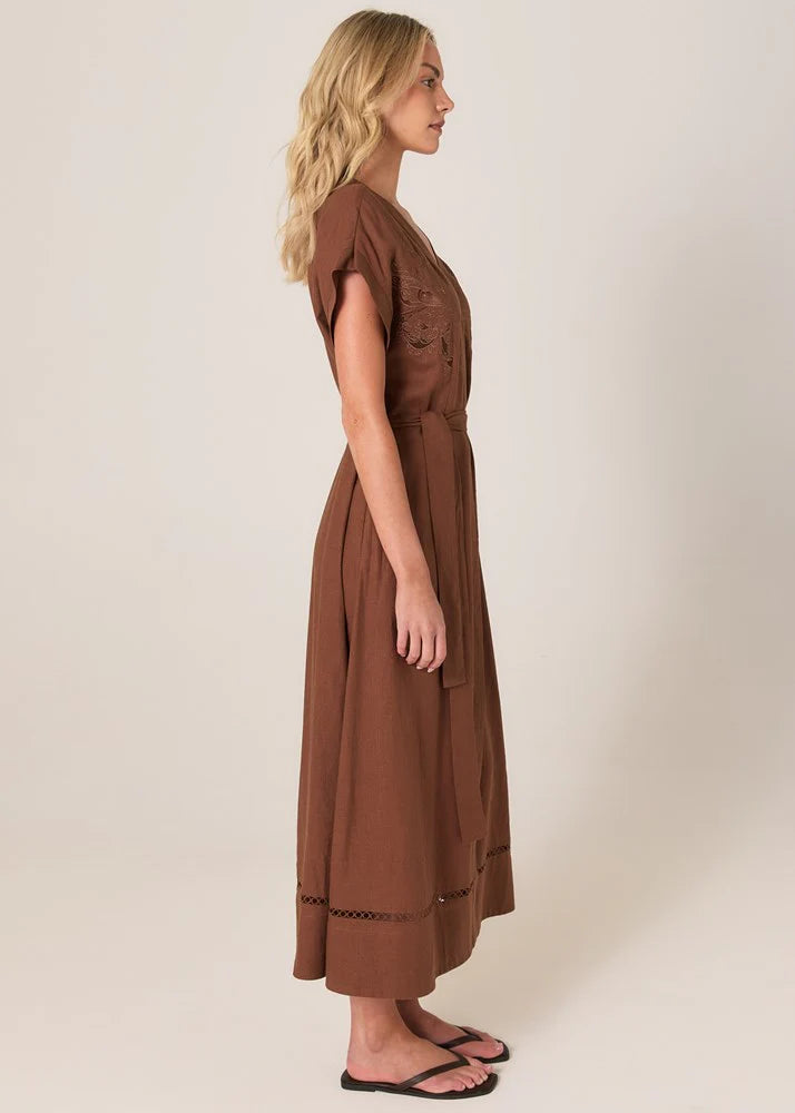 Aven Embroidered Dress