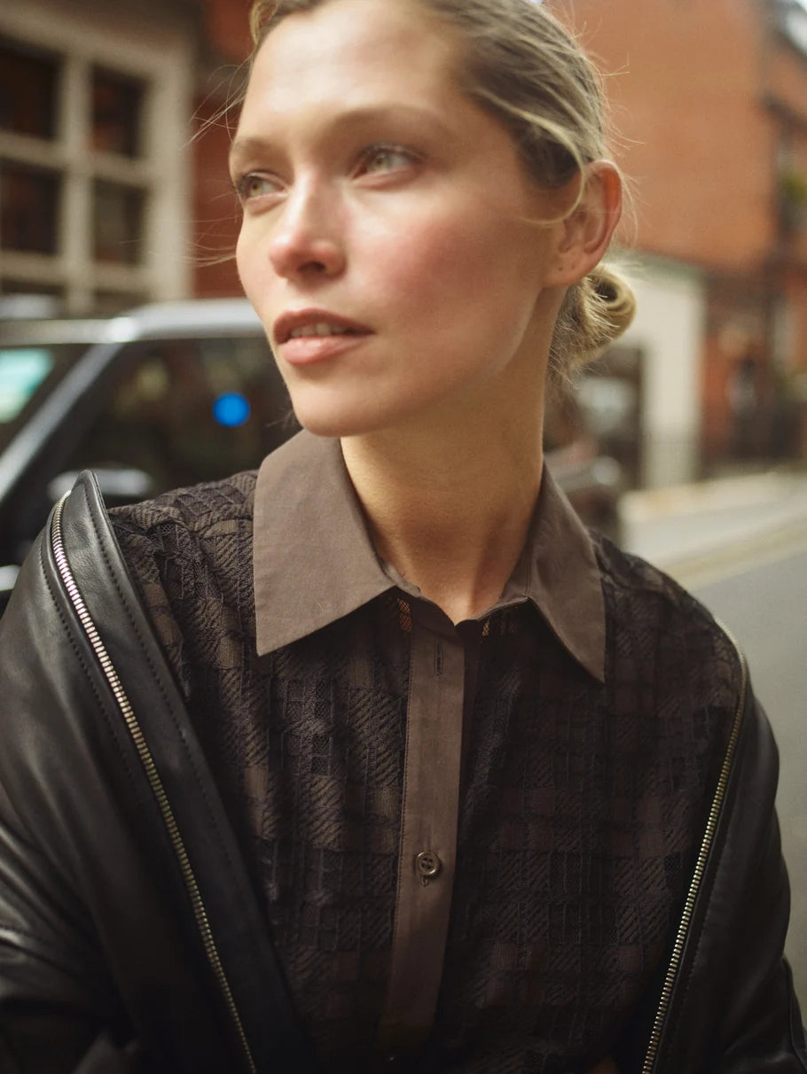 Lia Checko Lace Shirt