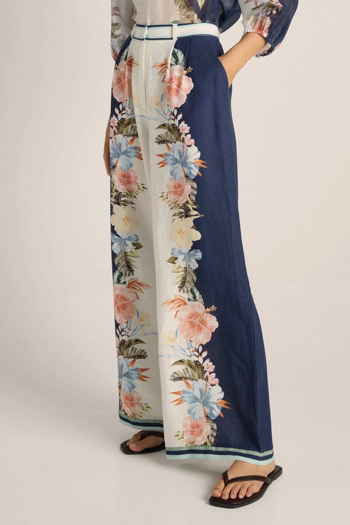 Solara Placement Print Pant