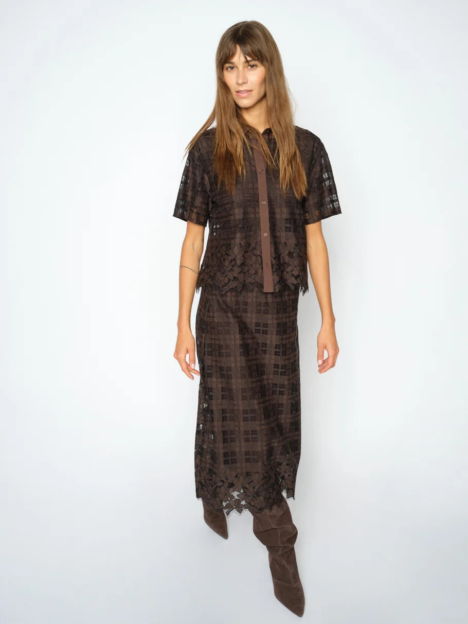 Lia Checko Lace Shirt