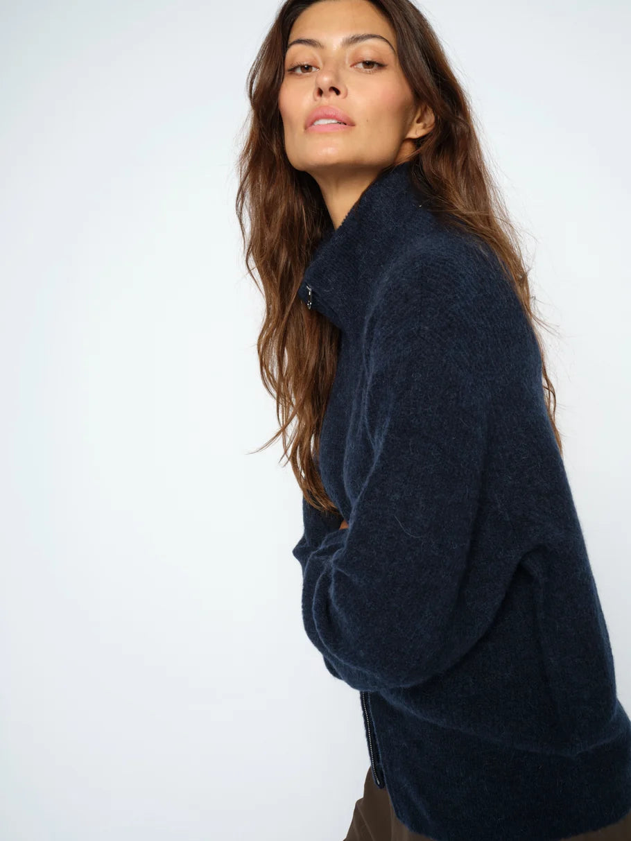 Thora Knit Zip Cardigan