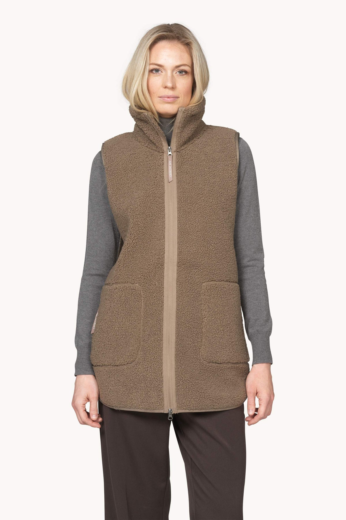 Long Fleece Vest