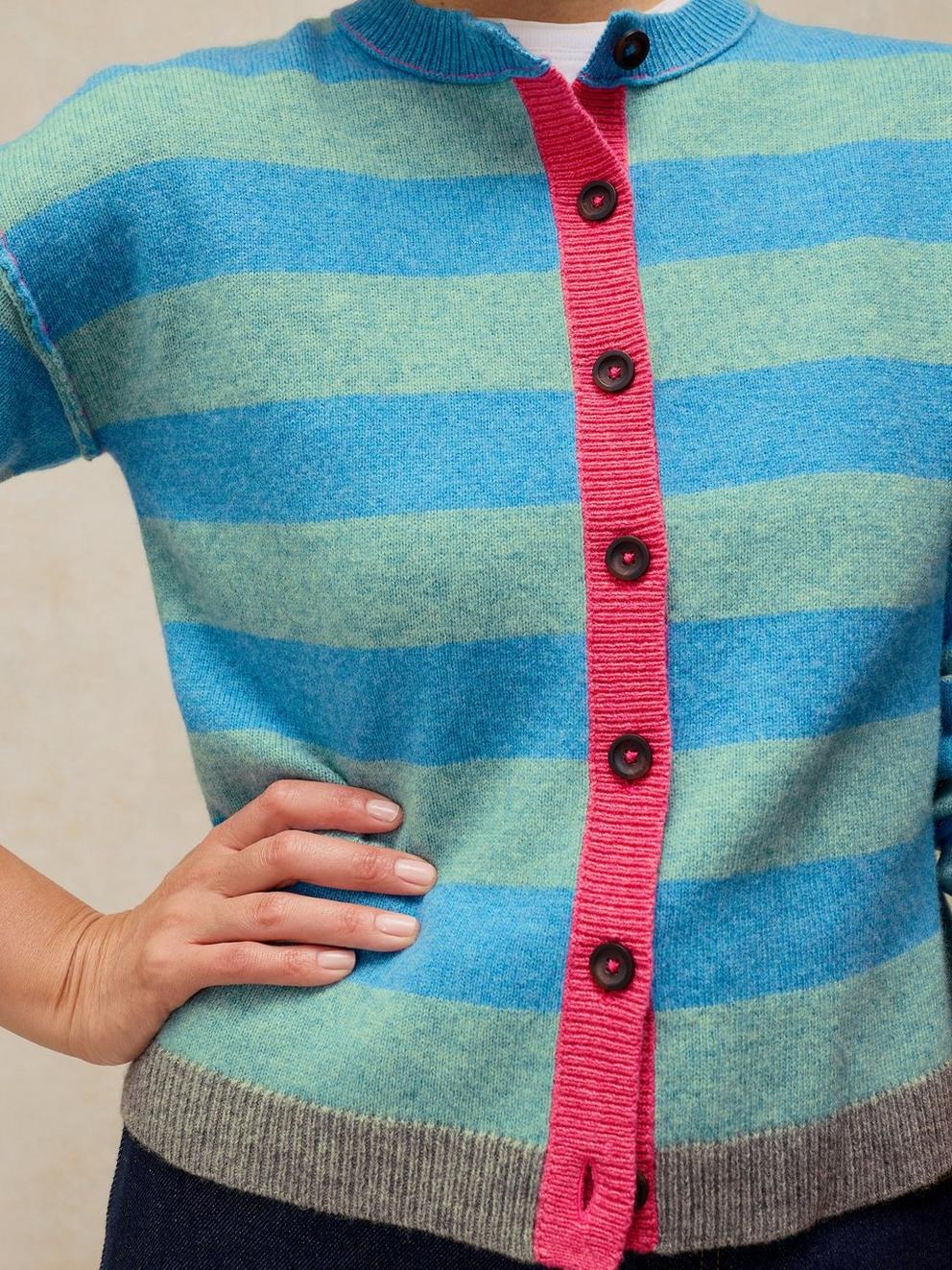 Sansa Striped Cardi
