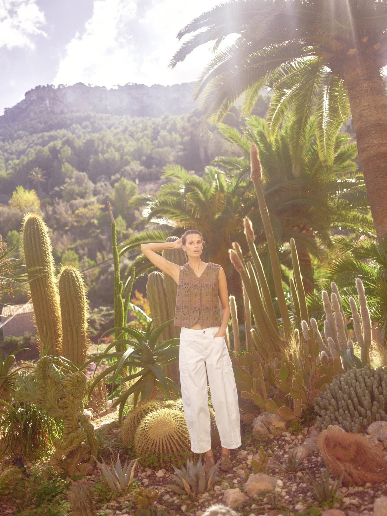 Rosy Bianco Pant