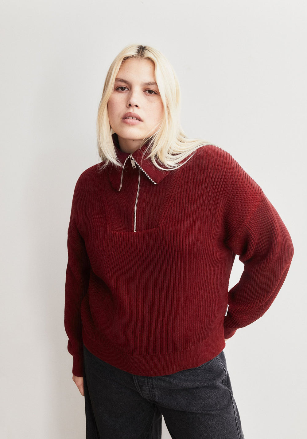 Vanisé Rib Knit Troyer