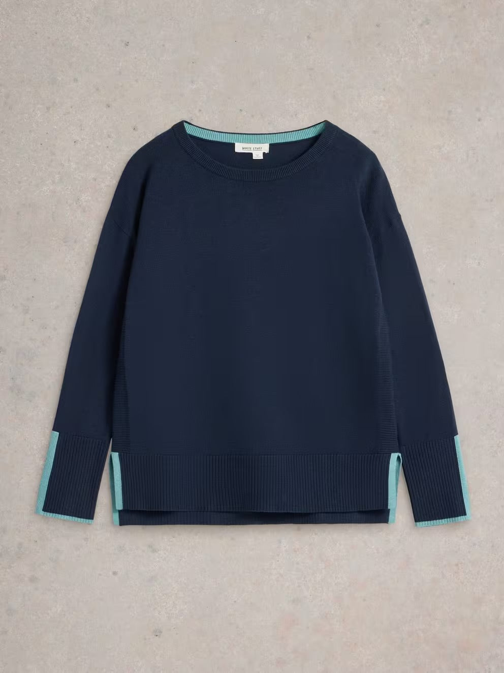 Olive Crew Neck Cotton Jumper