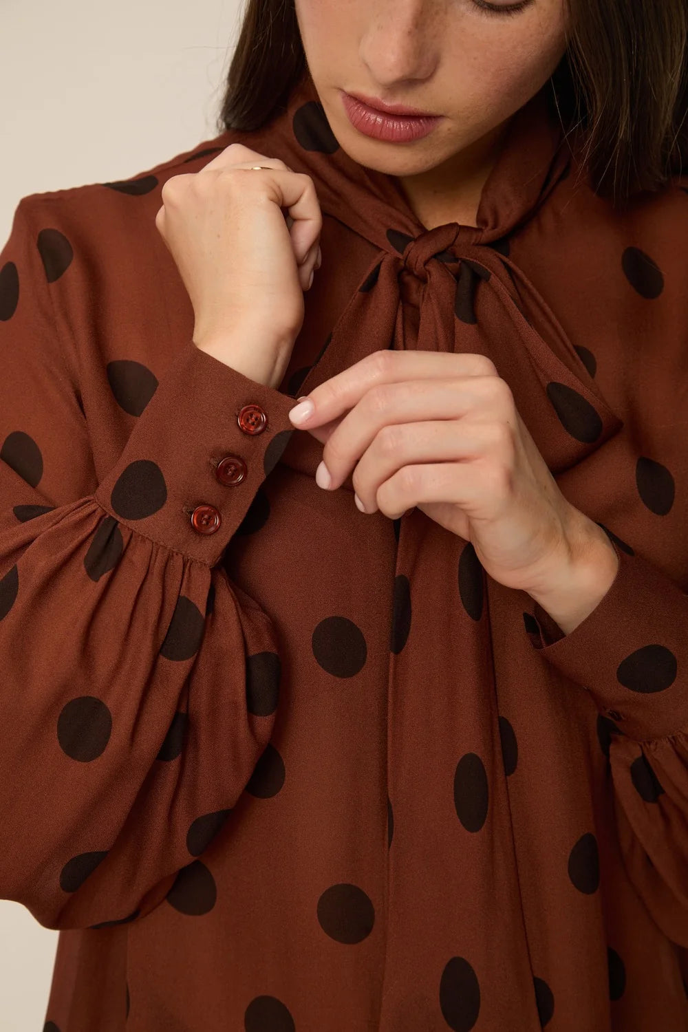 Treflette Polka Dot Blouse