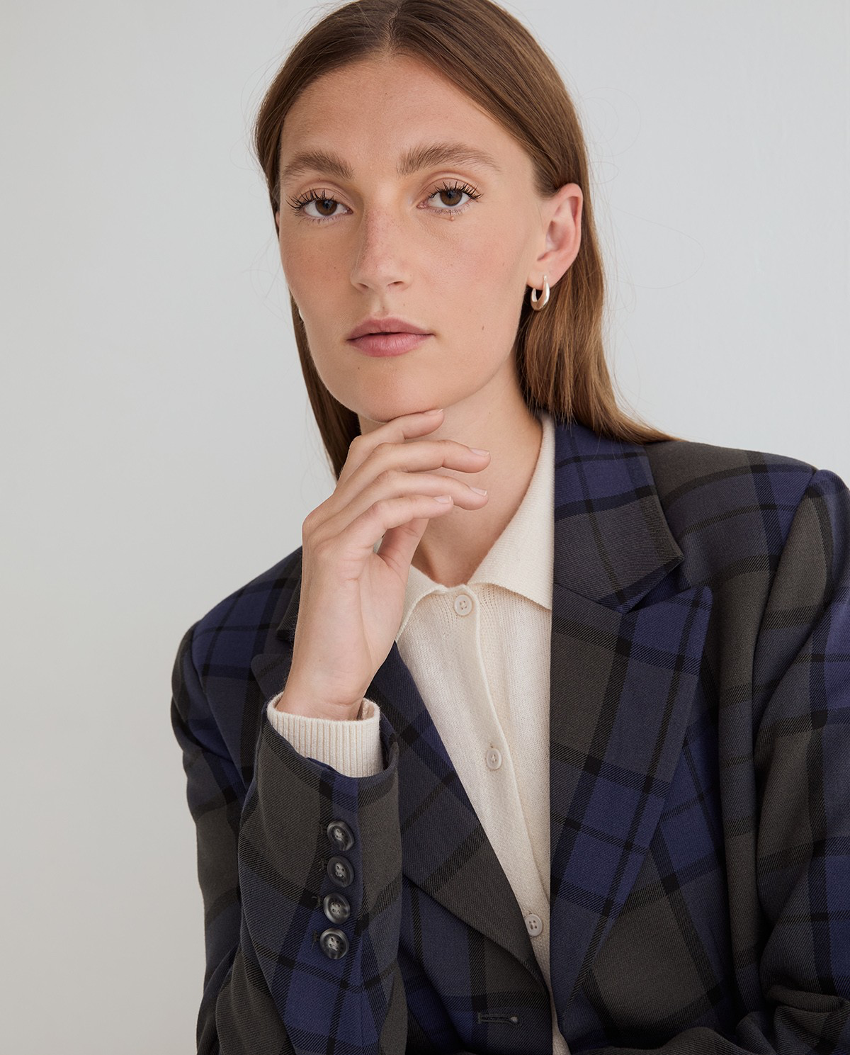Jacquard Fabric Blazer