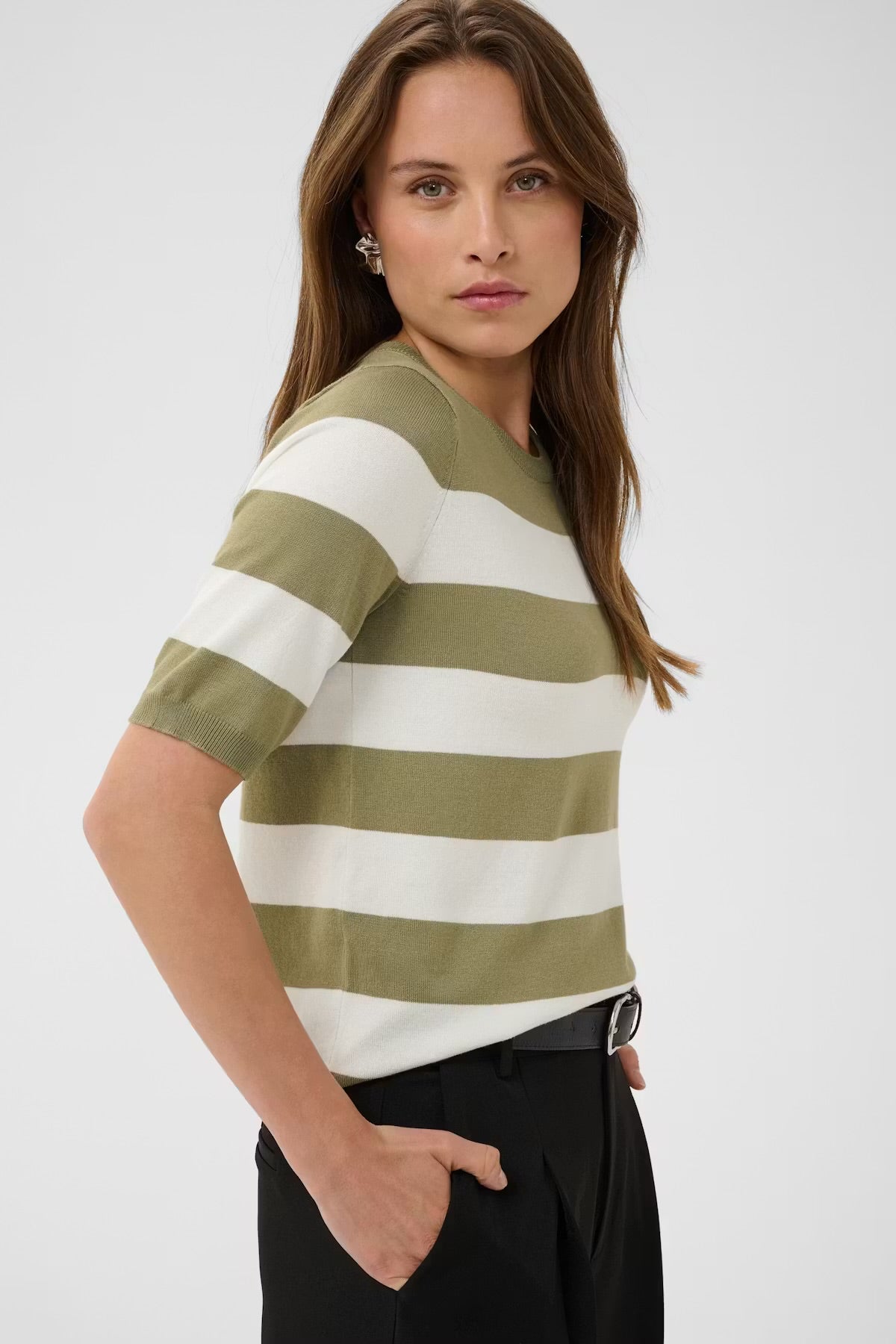 Lizza Striped Knit