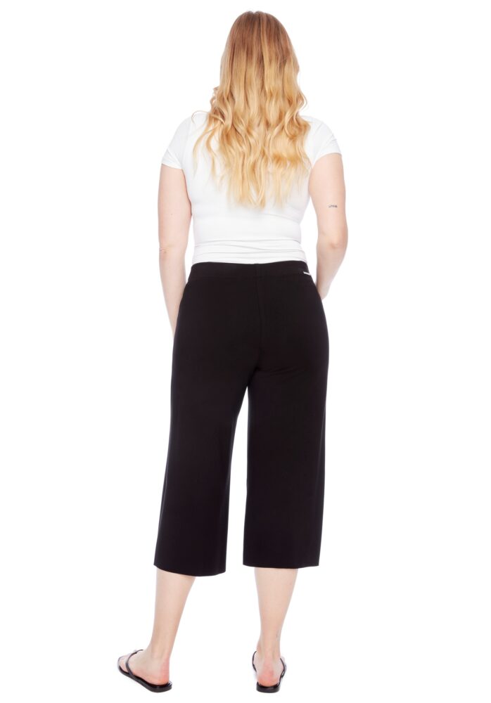 Marlena Light Ponte Wide Leg Crop